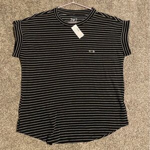 Maurices - NWT - Black and White Striped Top